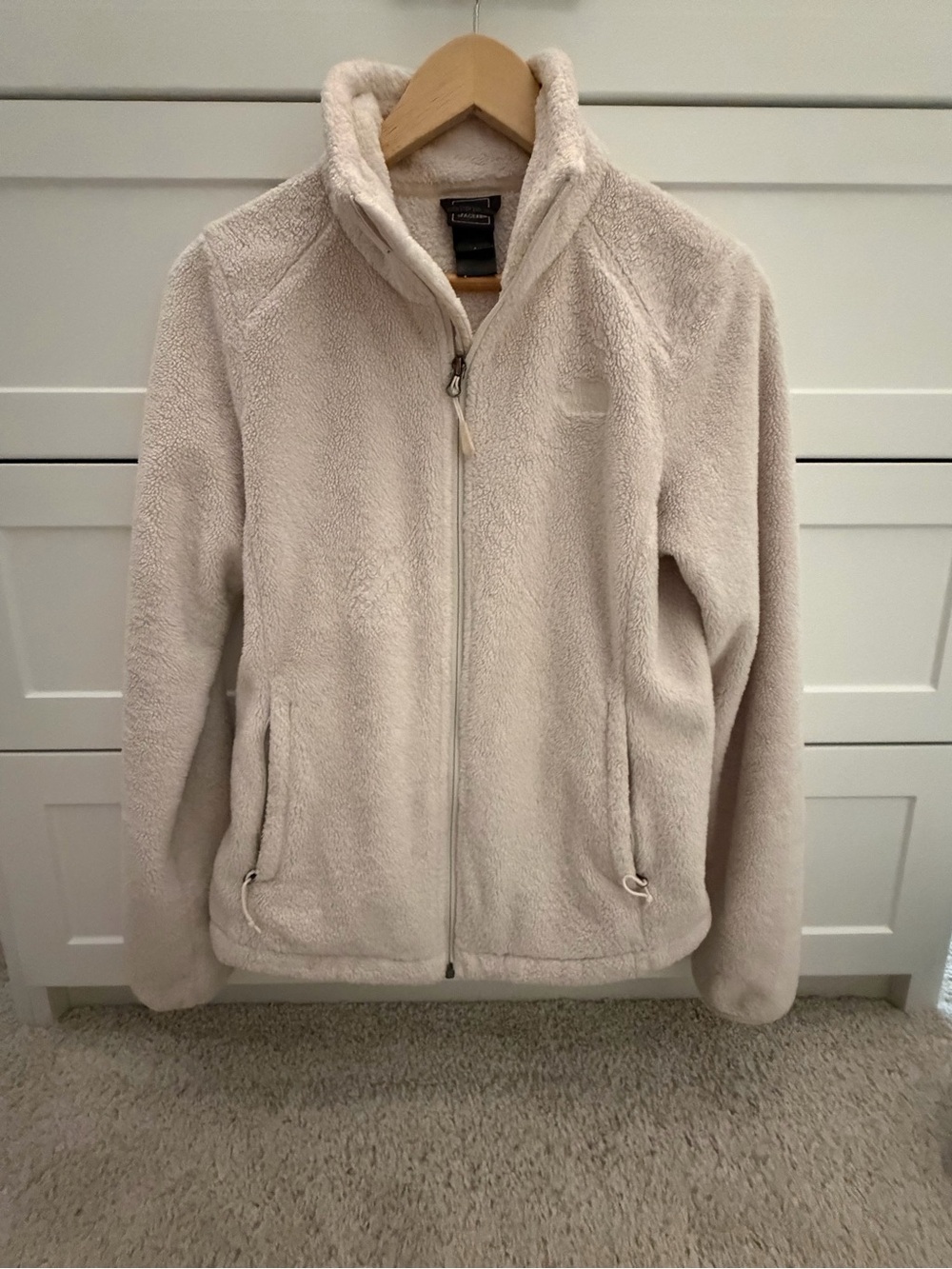 The North Face Osito Fleece Jacket Cream Small Like New! - Picture 2 of 5